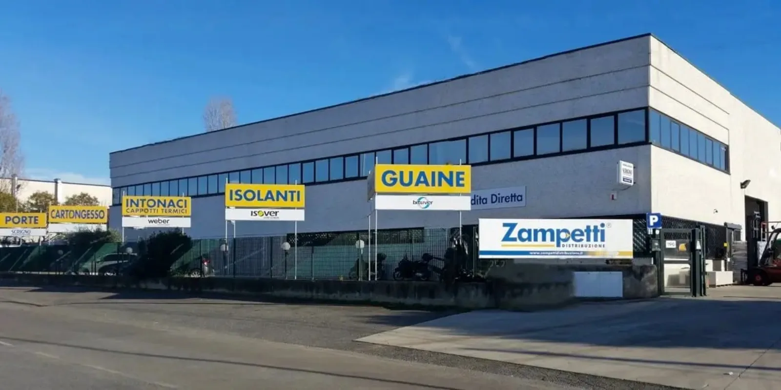 Zampetti Distribuzione – Polo Logistico Tiburtina Roma Polo Logistico Tiburtina – Sede di Zampetti Distribuzione Srl, distributore di materiali edili a Roma Via Casal Bianco 196
