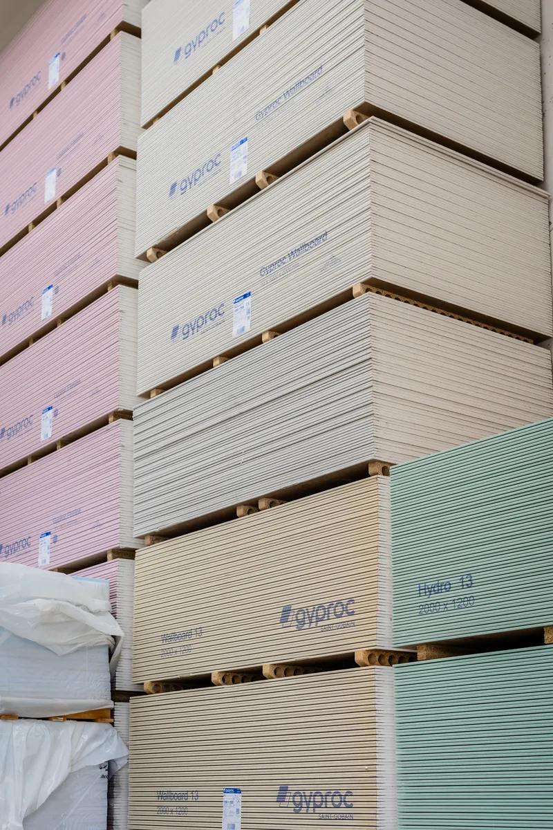 Lastre in cartongesso Gyproc (Wallboard, Hydro 13, Fire) in stock da Zampetti Roma Lastre cartongesso Gyproc Wallboard, Hydro e Fire